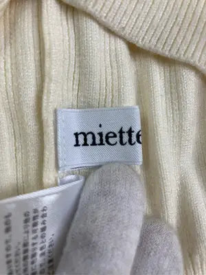 miette/ミエット/ニット/セーター/トップス/ホワイト/F