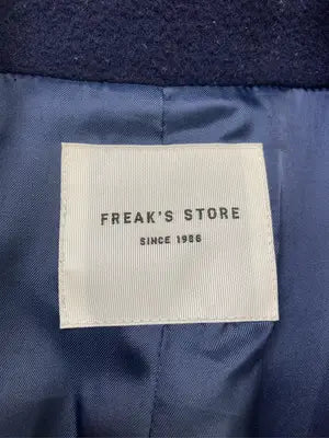 FREAK'S STORE/フリークスストア/ステンカラーコート/ジャケット/アウター/ネイビー/FREE