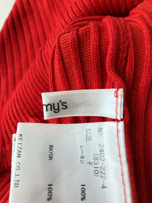 Roomy's/ニット/セーター/トップス/レッド/F