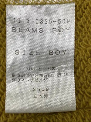 BEAMS BOY/ビームスボーイ/カーディガン/ボレロ/トップス/イエロー/BOY
