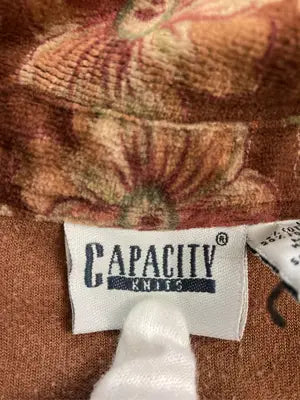 CAPACITY/シャツ/ブラウス/トップス/ブラウン/L