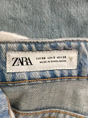 ZARA/ザラ/デニムパンツ/パンツ/スカイブルー/38