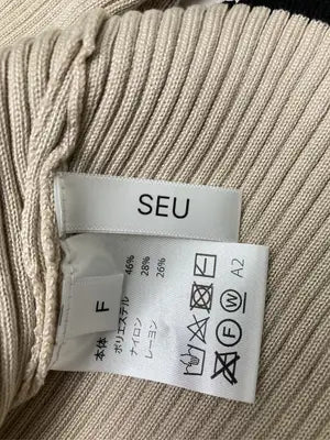 SEU/セウ/ワンピース/ワンピース/ドレス/ベージュ/F