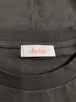 shrita/Tシャツ/カットソー/トップス/ブラック/F