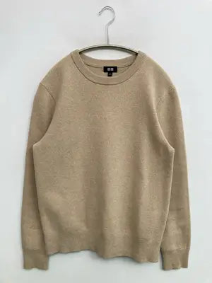 UNIQLO/ユニクロ/ニット/セーター/トップス/ベージュ/S