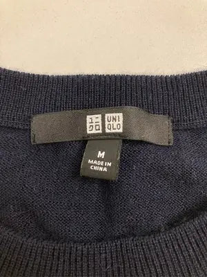 UNIQLO/ユニクロ/ニット/セーター/トップス/ネイビー/M