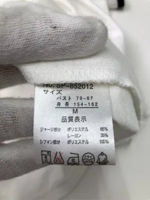 gateau romantique/Tシャツ/カットソー/トップス/ホワイト/M