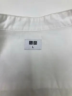 UNIQLO/ユニクロ/シャツ/ブラウス/トップス/ホワイト/L