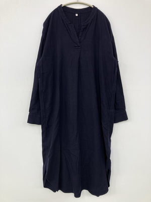 無印良品/ムジルシリョウヒン/ワンピース/ワンピース/ドレス/ネイビー/M-L