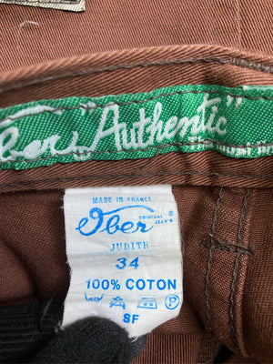 Ober Authentic/デニムパンツ/パンツ/ブラウン/34