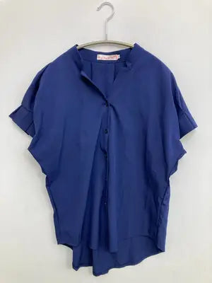 Meng Ting Yi Chu/シャツ/ブラウス/トップス/ブルー/M