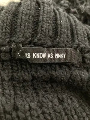 AS KNOW AS PINKY/アズノゥアズピンキー/ベスト/トップス/ブラック/F