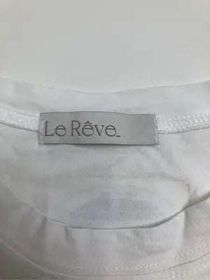 Le Reve/Tシャツ/カットソー/トップス/ホワイト