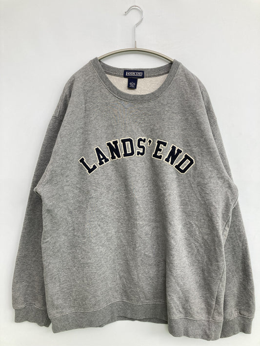LANDS' END/ランズエンド/スウェット/トップス/グレー/L
