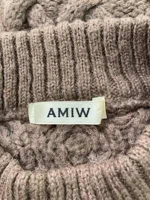 AMIW/ニット/セーター/トップス/ブラウン/38