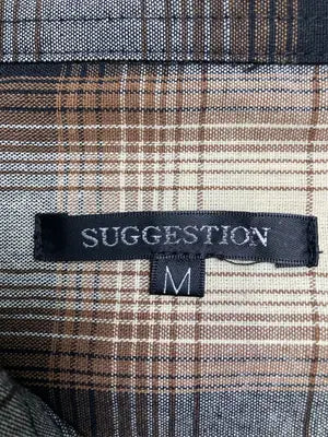 SUGGESTION/サジェスチョン/シャツ/ブラウス/トップス/ブラウン/M