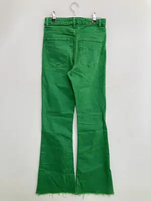 ZARA/ザラ/デニムパンツ/パンツ/グリーン/EUR 36