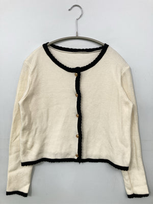 カーディガン/ボレロ/トップス/アイボリー