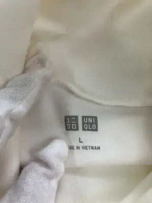 UNIQLO/ユニクロ/Tシャツ/カットソー/トップス/アイボリー/L