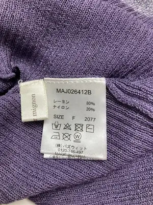 apres jour mignon/アプレジュールミニョン/Tシャツ/カットソー/トップス/パープル/F