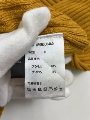 Heather/ヘザー/ニット/セーター/トップス/イエロー/F