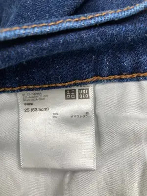 UNIQLO/ユニクロ/デニムパンツ/パンツ/ネイビー/25(63.5cm)