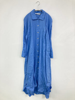 ZARA/ザラ/シャツワンピース/ワンピース/ドレス/ブルー/M
