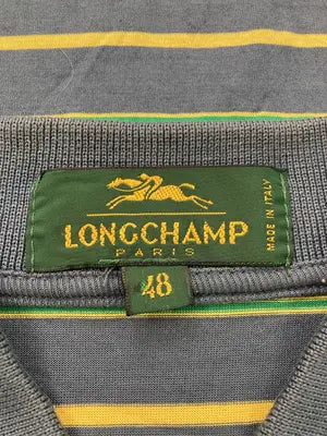 LONGCHAMP/ポロシャツ/トップス/ネイビー/48