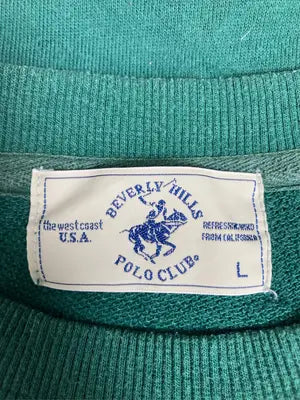 BEVERLY HILLS POLO CLUB/ビバリーヒルズポロクラブ/スウェット/トップス/グリーン/L