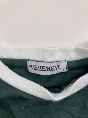 VEHEMENT/Tシャツ/カットソー/トップス/グリーン/L
