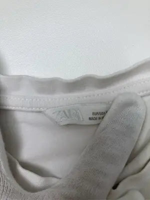 ZARA/ザラ/Tシャツ/カットソー/トップス/ホワイト/EUR S