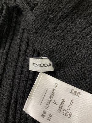 EMODA/エモダ/Tシャツ/カットソー/トップス/ブラック/F