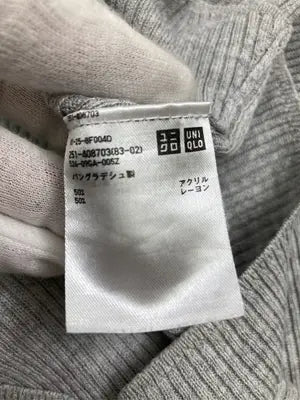 UNIQLO/ユニクロ/ニット/セーター/トップス/グレー/XL
