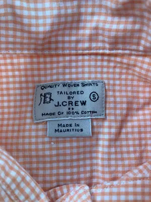 J.CREW/ジェイクルー/シャツ/ブラウス/トップス/オレンジ/S