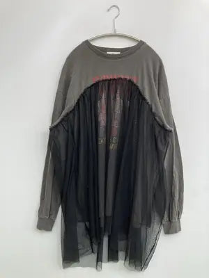 MN.L/エムエヌエル/Tシャツ/カットソー/トップス/グレー/F