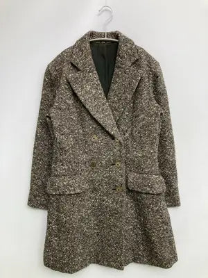 LADIES WEAR/ステンカラーコート/ジャケット/アウター/グレー