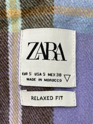 ZARA/ザラ/シャツ/ブラウス/トップス/パープル/S