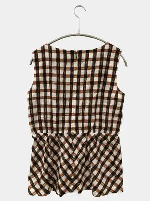 MACKINTOSH LONDON/マッキントッシュロンドン/ノースリーブ/トップス/ブラウン/38