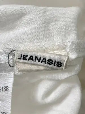 JEANASIS/ジーナシス/シャツ/ブラウス/トップス/ホワイト/F