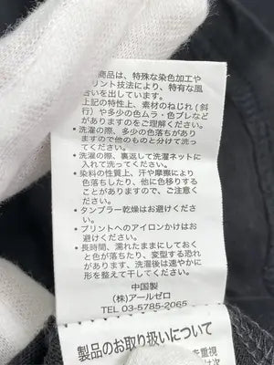 Tシャツ/カットソー/トップス/ブラック/F