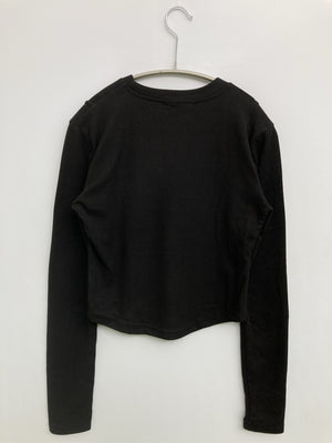 Tシャツ/カットソー/トップス/ブラック/2