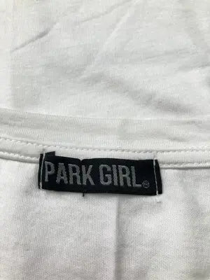 PARK GIRL/パークガール/Tシャツ/カットソー/トップス/ホワイト/M