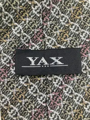 YAX/ネクタイ/ファッション雑貨/グレー