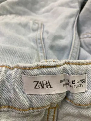 ZARA/ザラ/デニムパンツ/パンツ/スカイブルー/11-12
