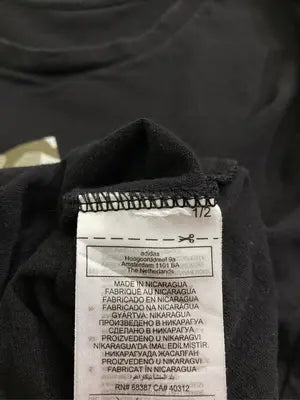 adidas/アディダス/Tシャツ/カットソー/トップス/ブラック