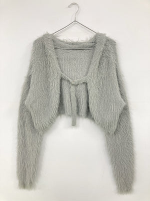 SHAGGIE/シャギー/カーディガン/ボレロ/トップス/グレー/F