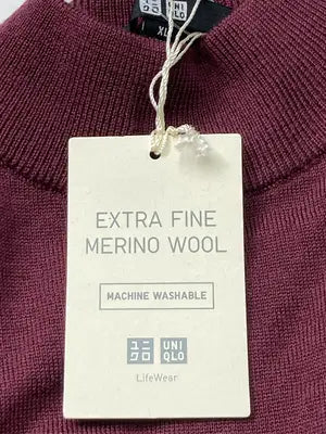 UNIQLO/ユニクロ/ニット/セーター/トップス/レッド/XL
