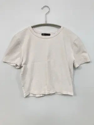 ZARA/ザラ/Tシャツ/カットソー/トップス/ホワイト/EUR L/USA L/MEX 30