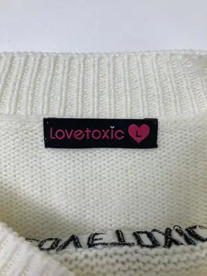 lovetoxic/ラブトキシック/ニット/セーター/トップス/ホワイト/L