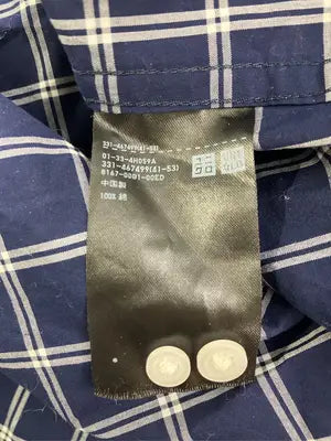 UNIQLO/ユニクロ/シャツ/ブラウス/トップス/ネイビー/XL